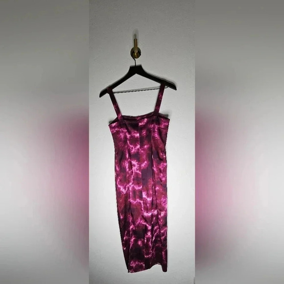 Cinq a Sept Tie Dye Alexa Dress in Multi Fig Size 0 NWT - Picture 2 of 6